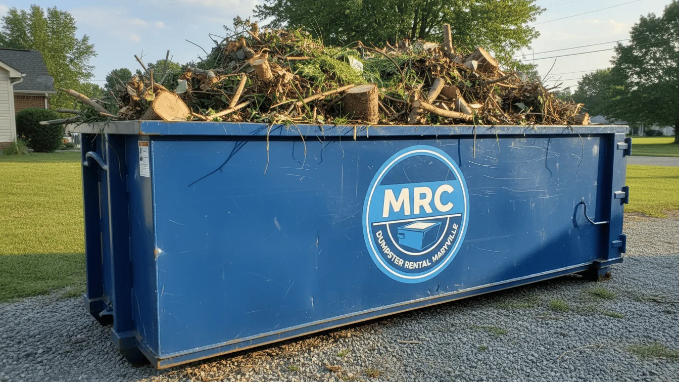 Yard Waste Dumpster Rental Maryville TN-img